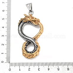 Большие подвески из хирургической нержавеющей стали 316 STAS-D304-02AS+G