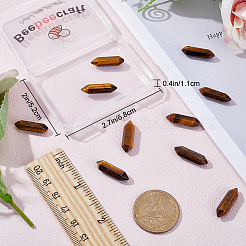 10шт натуральный тигровый глаз без отверстия G-BBC0001-14