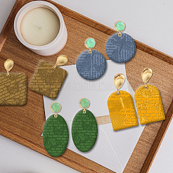 Коврик с текстурой силиконовой глины AJEW-WH0447-006