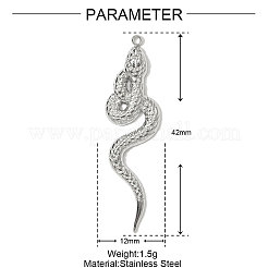 Подвески из нержавеющей стали 304 STAS-OY001-10P