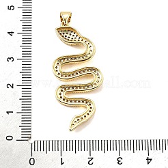 Латунные микро проложить кубического циркония подвески&nbsp;ZIRC-G165-10G-1