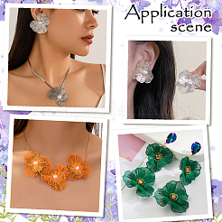 12 шт. двухцветные колпачки для бусин из нержавеющей стали 430 с распылительной печатью&nbsp;STAS-BBC0008-26