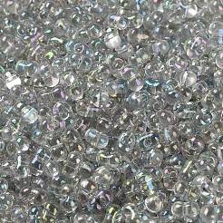 Стеклянный бисер с цветным покрытием ab SEED-L011-06B-14