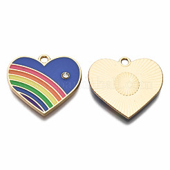 Pendentifs d'émail en alliage&nbsp;ENAM-T011-108D-NR