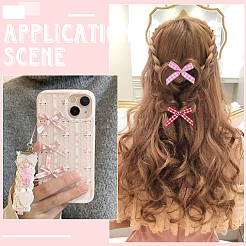 280 шт. 4-х цветные аксессуары для костюмов из полиэстера ручной работы&nbsp;DIY-SP0004-97