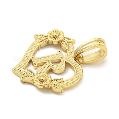 Подвески сердце латуни KK-I714-04G-R