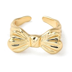 Кольцо из латуни с открытой манжетой RJEW-C037-04G