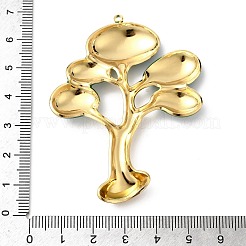 Большие эмалевые подвески из нержавеющей стали 304&nbsp;STAS-P427-06G-01