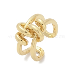 Латунные регулируемые манжеты для женщин RJEW-C129-03G