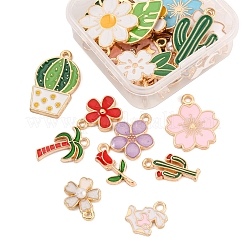 Подвески из сплава эмали 30шт 30 стиля ENAM-YW0001-87