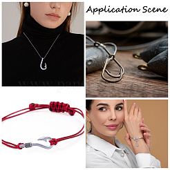 70 шт. 7 стиля застежки-крючки из сплава в тибетском стиле FIND-CA0010-15