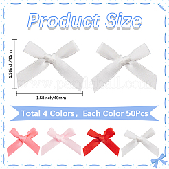 200 шт. 4 стиля полиэстеровых аксессуаров для костюмов ручной работы&nbsp;DIY-SP0004-74