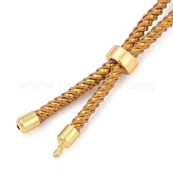 Изготовление браслета-слайдера из плетеного хлопкового шнура MAK-R001-01G-05