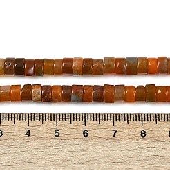 Окрашенные естественный агат бисер пряди&nbsp;G-U030-B01-06