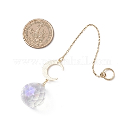 2 шт. стакан с латунными подвесными ловцами солнца HJEW-JM04588