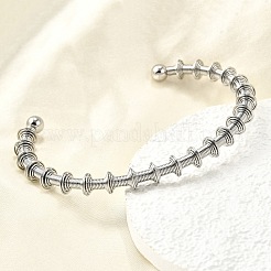 Браслеты-манжеты из нержавеющей стали 304 для женщин BJEW-M113-02P