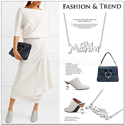 925 подвесные стерлингового серебра ожерелья JN923A