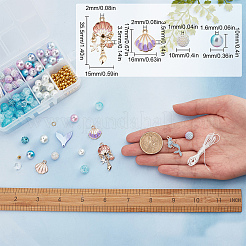 Kit para hacer pulseras con temática oceánica&nbsp;DIY-SC0020-29