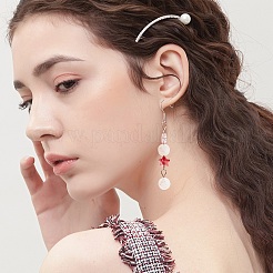 Натуральный хрустят кварц бисер пряди G-AR0001-87