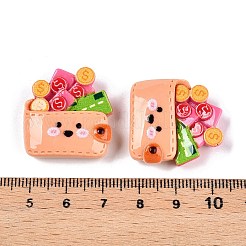 Тема супермаркета непрозрачная смола декоден кабошоны&nbsp;LS-RESI-N039-115C