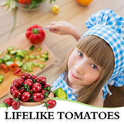 Пластиковый симулятор помидора&nbsp;AJEW-WH0696-141