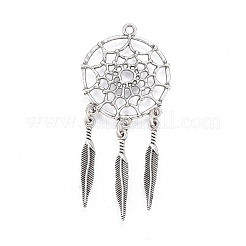 Pendente in lega stile tibetano&nbsp;TIBE-Q054-14TAS-NR