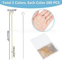 400 шт. 2-х цветные штифты из нержавеющей стали 304 STAS-UN0054-77