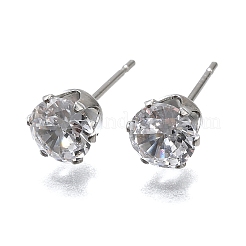 Кубического циркония уха шпильки STAS-E051-3D