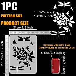 Пластиковые выдолбленные шаблоны трафаретов для рисования DIY-WH0396-817