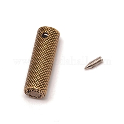 Embout pour cordon en alliage de zinc&nbsp;FIND-WH0091-65F