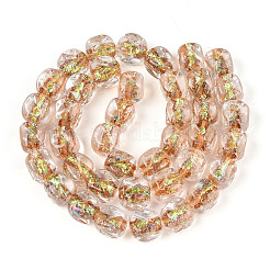 Ручной работы бусины фольги&nbsp;FOIL-T007-02B