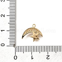 Ottone micro spianare pendenti zirconi&nbsp;KK-Q035-06G