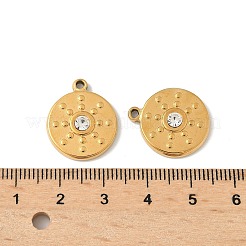 Подвески из нержавеющей стали 304 со стразами&nbsp;STAS-P394-03G