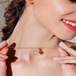 4шт латунные подвески с микропаве и кубическим цирконием&nbsp;KK-LP0002-12