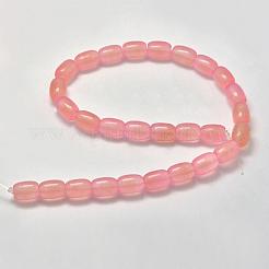 Hilos de abalorios de jade blanco natural&nbsp;G-K208-33A-01