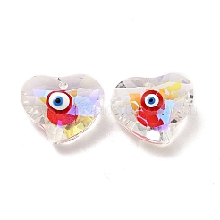 Прозрачные стеклянные бусины GLAA-F121-11