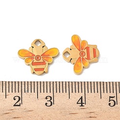 Подвески из нержавеющей стали 304 с эмалью&nbsp;STAS-I351-18G-02