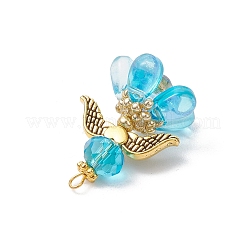 Подвески-ангелы из стеклянных бисеров&nbsp;PALLOY-MZ00631-02