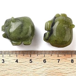 Figurines sculptées en jade naturel du sud&nbsp;DJEW-L023-C07