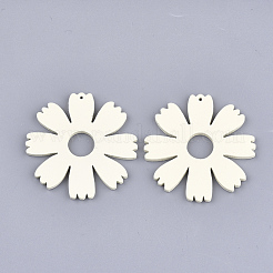 Pendentifs en bois peint&nbsp;WOOD-Q040-010H