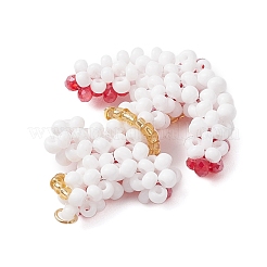 2 шт. подвески в виде якоря из стеклянного бисера двух цветов PALLOY-MZ00534