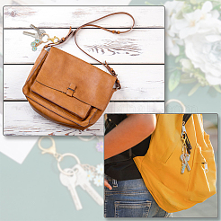 7шт 7 цвета симпатичный эмалированный брелок&nbsp;KEYC-DC0001-05