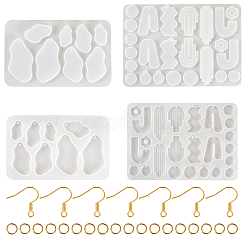 2 шт. силиконовые Молды для подвесок в виде 2-х спиралей&nbsp;DIY-TA0005-56