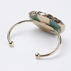 Del polsino in ottone&nbsp;BJEW-E316-03B