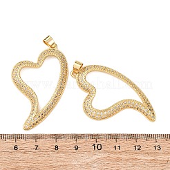 Латунные микро проложить кубического циркония подвески&nbsp;KK-K408-51G-03