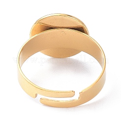 Ionenplattierung (IP) verstellbare Fingerringkomponenten aus Edelstahl 304&nbsp;LS-STAS-P291-03C-G