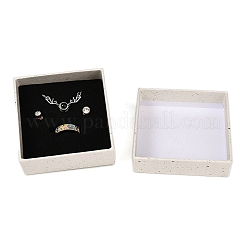 Квадратные бумажные коробки для хранения украшений с губкой внутри CON-I013-01C