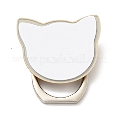 Support de téléphone portable pour chat en alliage de zinc&nbsp;AJEW-G035-01G