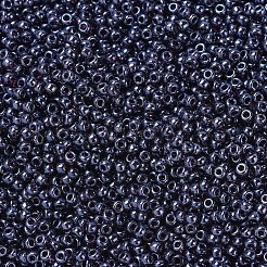 MIYUKIラウンドロカイユビーズ  日本製シードビーズ  （rr171)ダークスモーキーアメジスト光沢  11/0  2x1.3mm  穴：0.8mm  約1100PCS /ボトル  10 G /ボトル&nbsp;SEED-JP0008-RR0171