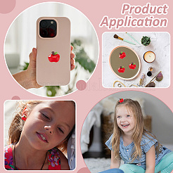 Кабошоны из непрозрачной смолы&nbsp;RESI-ME0001-25